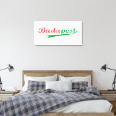 BUDAPEST CANVAS AFDRUK (Insitu (Slaapkamer))