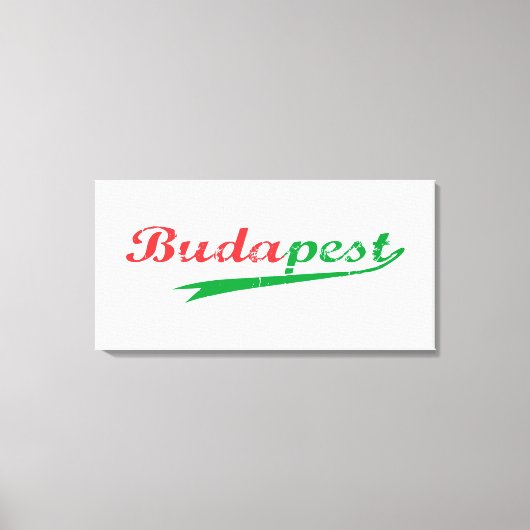 BUDAPEST CANVAS AFDRUK (Voorkant)