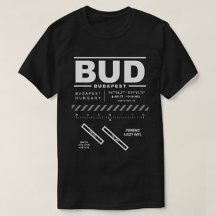 Budapest Ferenc Liszt International Airport BUD T- T-shirt