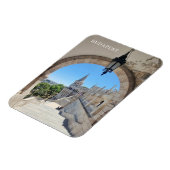 Budapest Fisherman's Bastion ingelijste uitzichten Magneet (Linkerzijde)