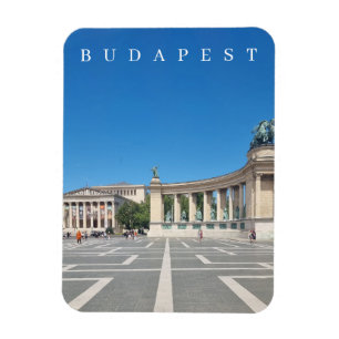 Budapest Heroes Square uitzicht koelkastmagneet Magneet