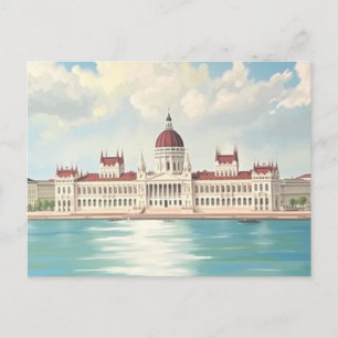 Budapest Hongarije Parlementsgebouw Briefkaart