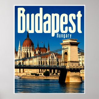 Budapest, Hongarije poster