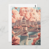 Budapest Hongarije Reizen Briefkaart (Voorkant / Achterkant)