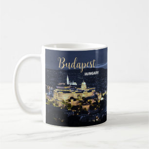 Budapest Hongarije Schilderachtige koffiemok Souve