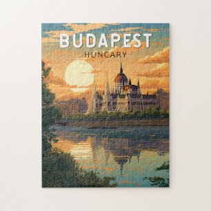 Budapest Hongarije Travel Art Vintage Legpuzzel