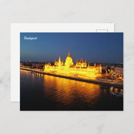 Budapest Hungary Briefkaart (Voorkant / Achterkant)