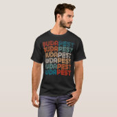 Budapest Hungary  Design Gift Souvenir T-shirt (Voorkant volledig)