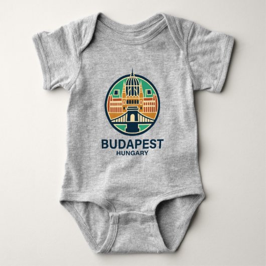 Budapest Hungary Europe Romper (Voorkant)