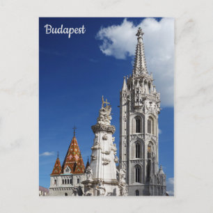 Budapest Hungary Matthias Church Briefkaart