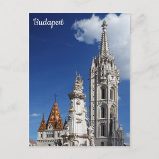 Budapest Hungary Matthias Church Briefkaart