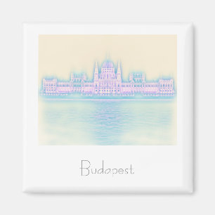 Budapest Hungary Parlementsarchitectuur Magnet Magneet