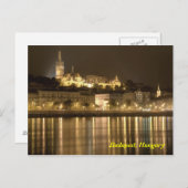 Budapest par la carte postale de nuit (Devant / Derrière)