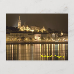 Budapest par la carte postale de nuit