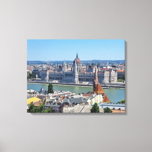 Budapest Parlement hongrois vue impression (Recto)