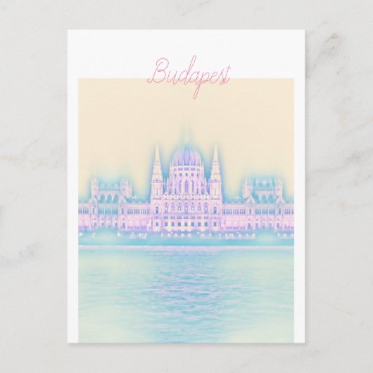Budapest Parliament Building Hongarije Briefkaart (Voorkant)