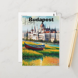 Budapest Reisbriefkaart Kunst, Hongarije Reisbrief Briefkaart
