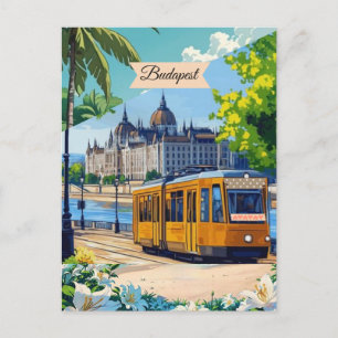 Budapest Travel Briefkaart Art, Hongarije Travel P