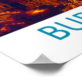 Budapest Travel Print Wall Art Budapest Wall Hangi (Hoek)