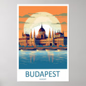 Budapest Travel Print Wall Art Budapest Wall Hangi (Voorkant)