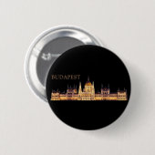 Budapest Travel Souvenir Ronde Button 5,7 Cm (Voorkant /achterkant)