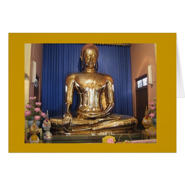 Budda d'or - la Thaïlande (Devant horizontal)