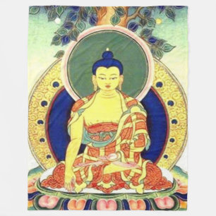 BUDDAH PRAYER Fleece Deken