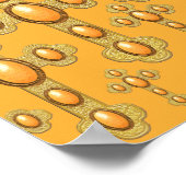 Budded Crosses met 6 Faux Sardonyx - Poster (Hoek)