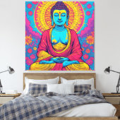 BUDDHA-13 CANVAS AFDRUK (Insitu (Slaapkamer))