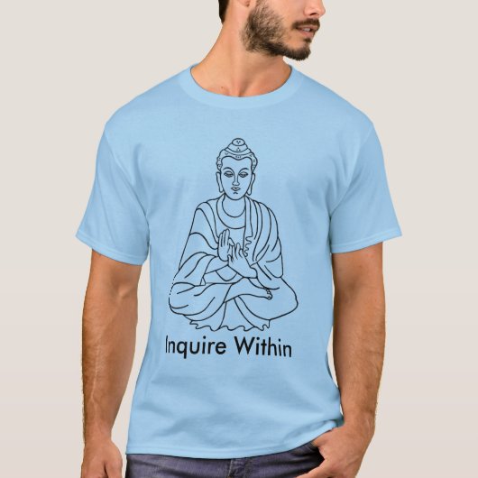 buddha-1, Inquire binnen T-shirt (Voorkant)