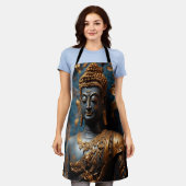 Buddha All-Over Print Schort (Gedragen)