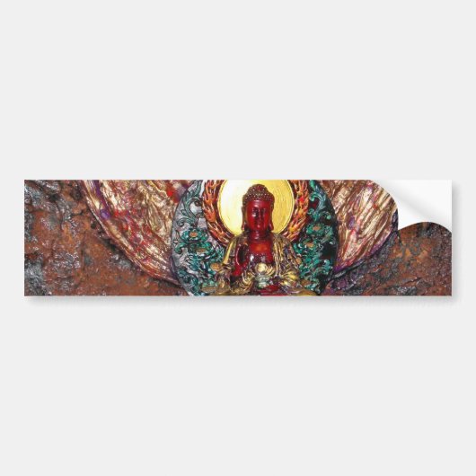Buddha Altar Bumpsticker Bumpersticker (Voorkant)