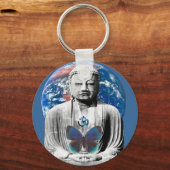 Buddha Awaits Sleutelhanger (Voorkant)