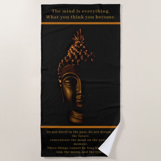 Buddha Beach Towel Strandlaken (Voorkant)