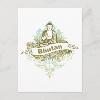 Buddha Bhutan Briefkaart
