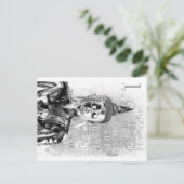 Buddha Blessing Briefkaart (Staand voorkant)