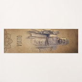 Buddha Brown gepersonaliseerd Yogamat (Voorkant (horizontaal))