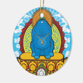 BUDDHA BUN KERAMISCH ORNAMENT (Links)