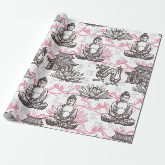Buddha Cadeaupapier (Uitgerold)