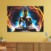 Buddha Canvas Afdruk (Insitu (Woonkamer))