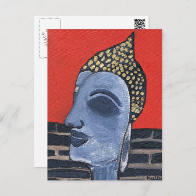 buddha Carte postale (Devant / Derrière)
