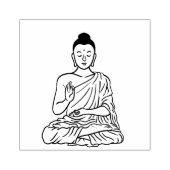 Buddha cartoon Buddhism.net Rubberstempel (Afrduk)