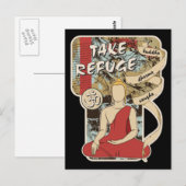 Buddha, Dharma en Sangha Briefkaart (Voorkant / Achterkant)