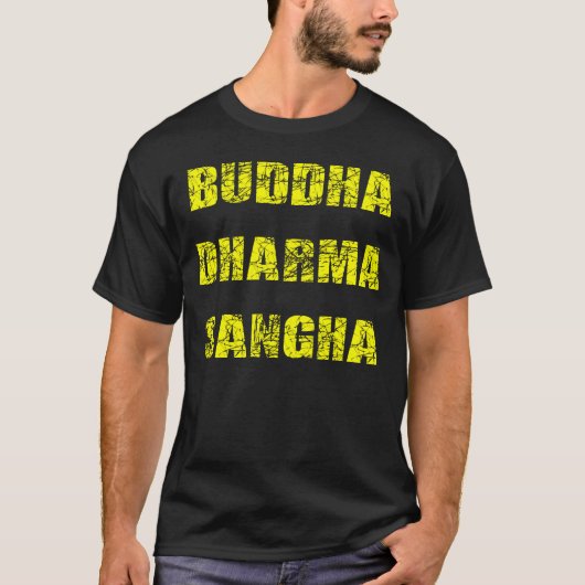 Buddha Dharma Sangha T-shirt (Voorkant)