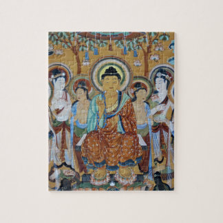 Buddha en Bodhisattvas Dunhuang Mogao Caves Art Legpuzzel