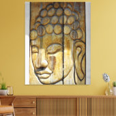 Buddha Face Canvas Afdruk (Insitu (Woonkamer))