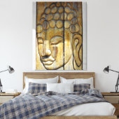 Buddha Face Canvas Afdruk (Insitu (Slaapkamer))