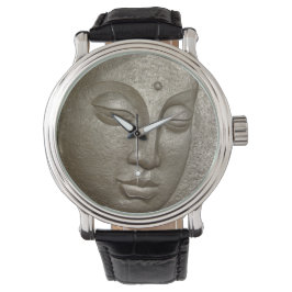 Buddha face horloge