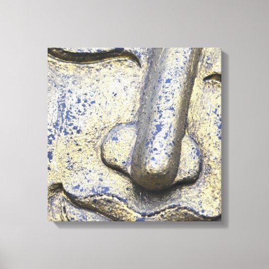 Buddha Face Zen Harmony Buddhahood Wall Art Canvas Afdruk (Voorkant)