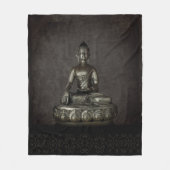 Buddha Fleece Deken (Voorkant)